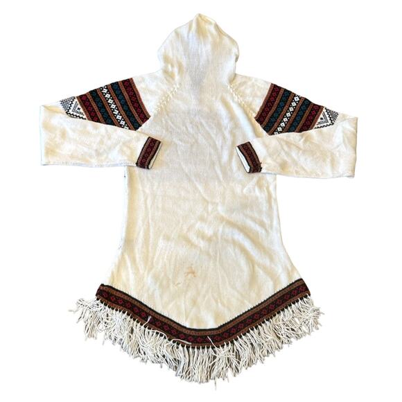 Artesania "Edm" Alpaca Women's Pullover Fringe Hem Sweater Size XL - Picture 2 of 10